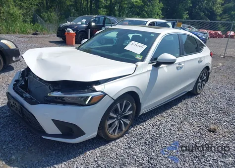 2022 Honda Civic Ex-L z USA, uszkodzony, nr VIN 19XFL1H76NE017196